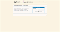 Desktop Screenshot of my.symon.com