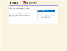 Tablet Screenshot of my.symon.com